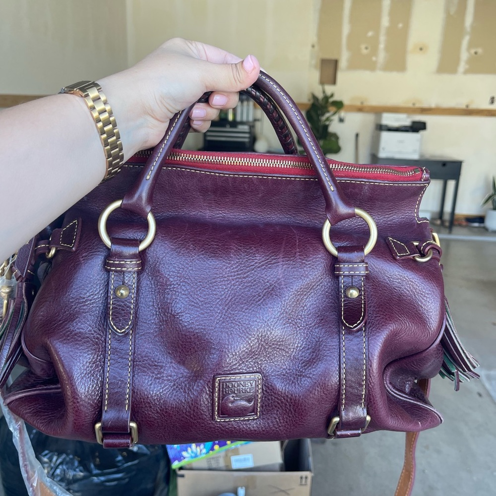 Plum color Dooney & Bourke Satchel